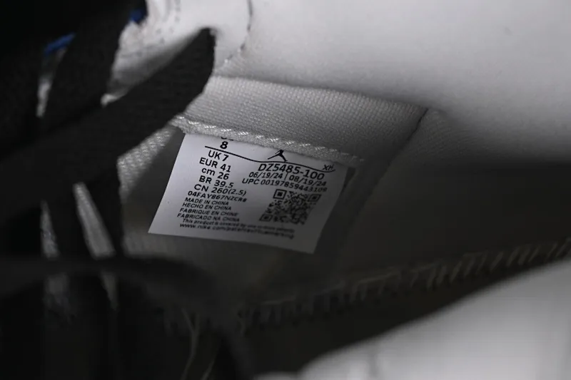 All categories Air Jordan Jordan series basketball shoes Air Jordan 1 High Air Jordan 1 Retro High "White Deep Royal Blue" AJ1 Joe 1 navy white and blue high-top basketball shoes DZ5485-100